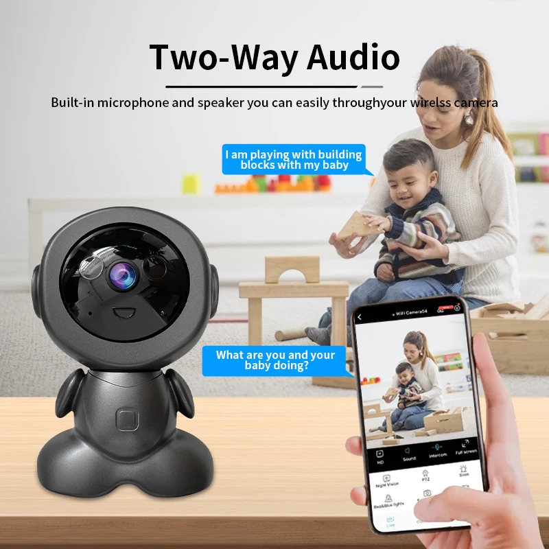 كاميرا مراقبة روبوتية واي فاي  - مراجعة Baby Nursery Camera وسعره