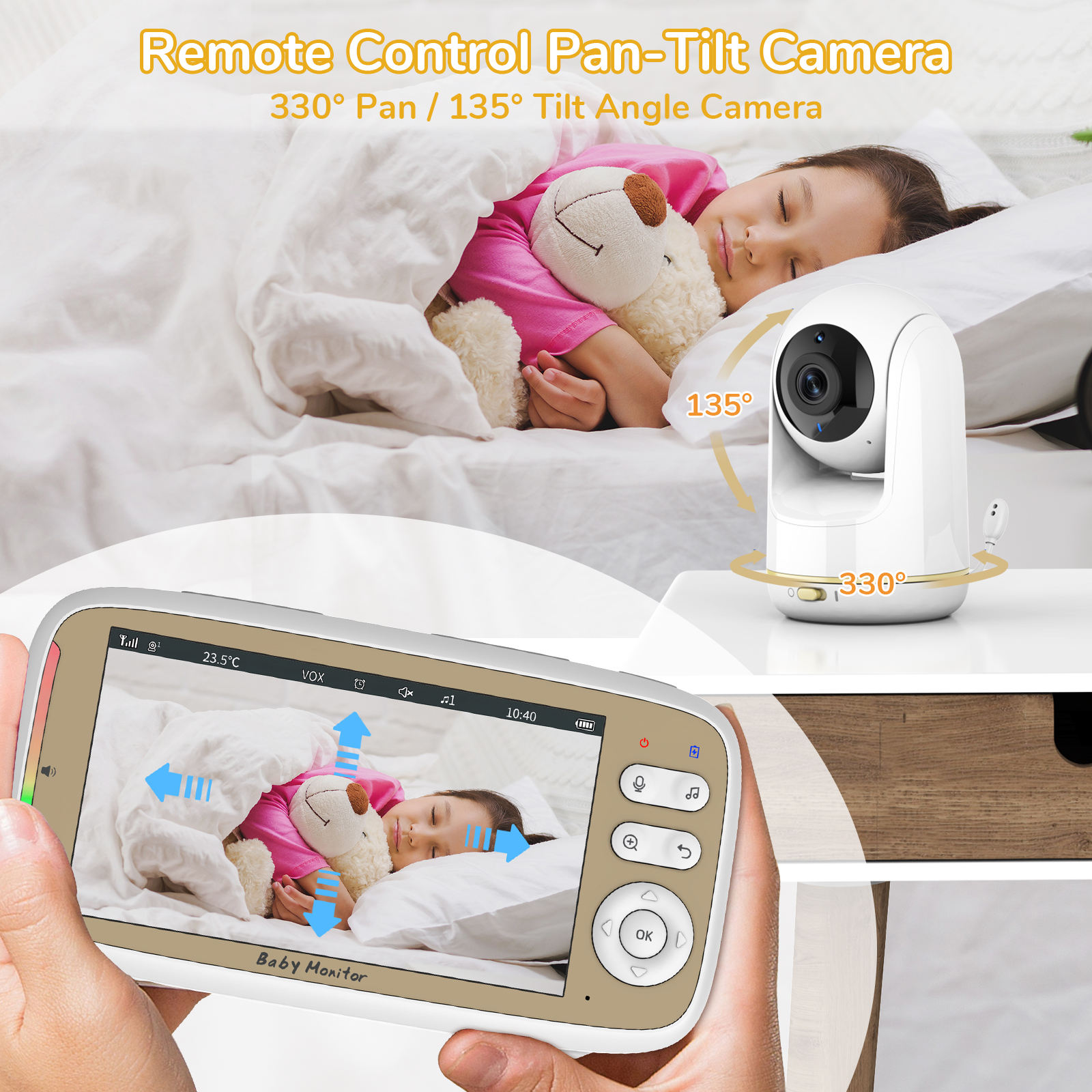 كاميرا مراقبة الأطفال VB803 PR - مراجعة Baby Nursery Camera وسعره
