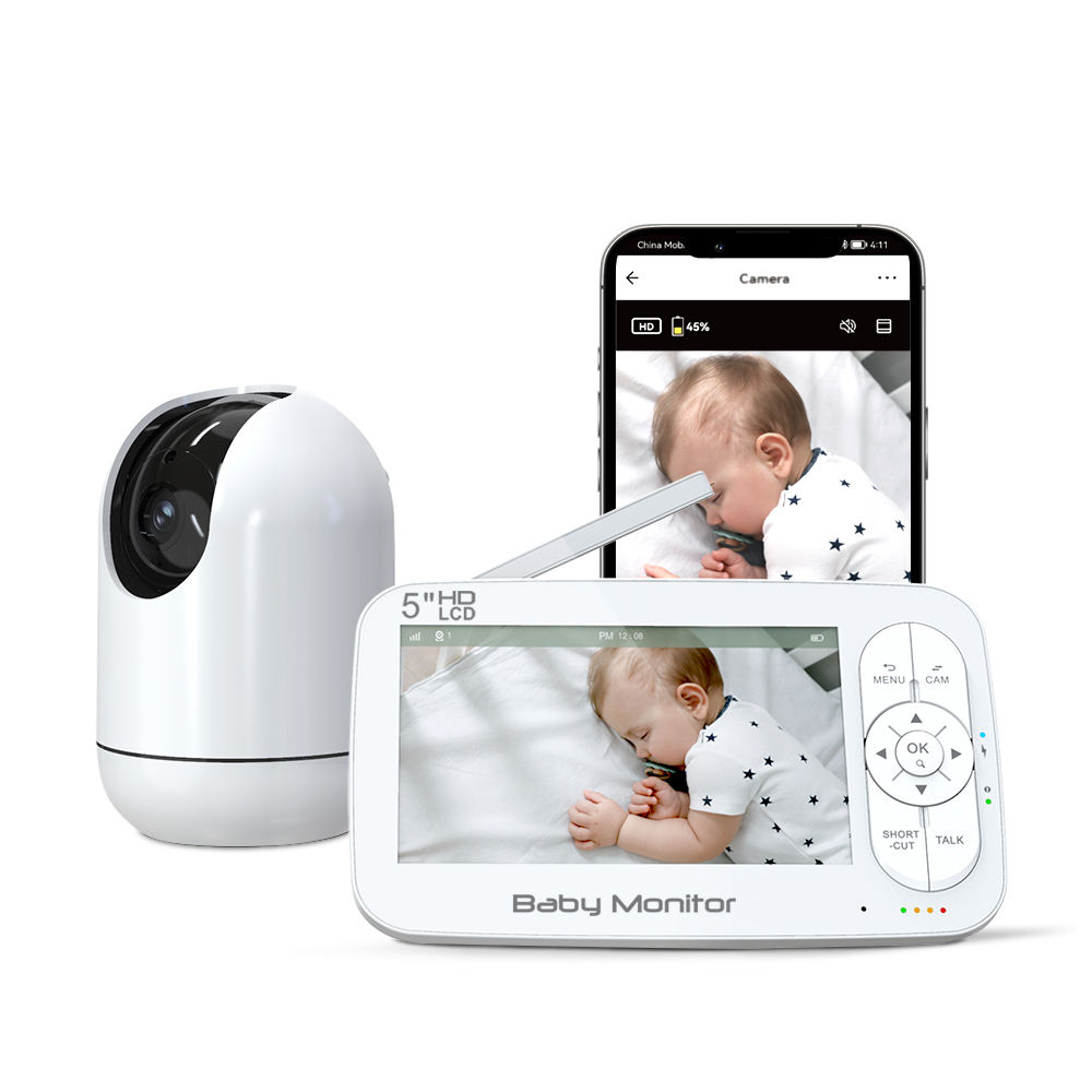 5 بوصة 2MP 1080P APP التحكم عن - مراجعة Baby Nursery Camera وسعره